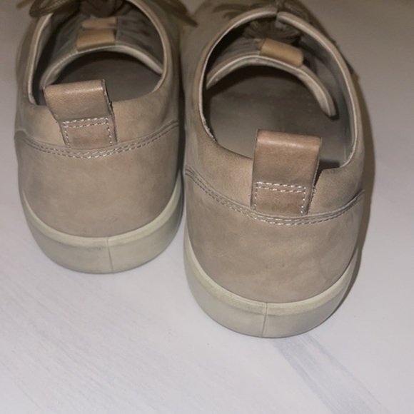 Ecco‎ beige Soft Lace Nubuck Sneaker size 43 / 10 - Picture 5 of 8